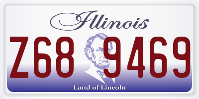 IL license plate Z689469