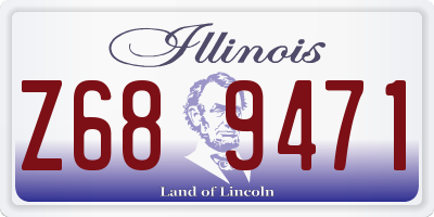 IL license plate Z689471