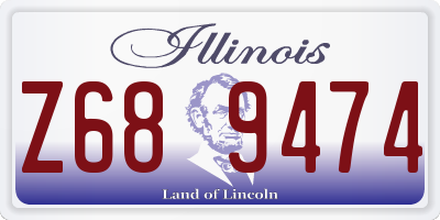 IL license plate Z689474