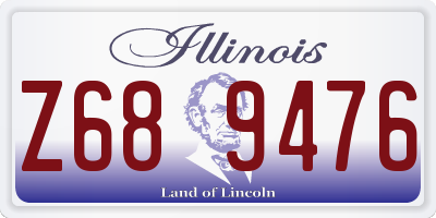 IL license plate Z689476