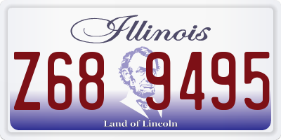 IL license plate Z689495