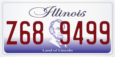 IL license plate Z689499