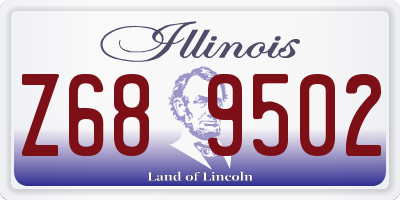 IL license plate Z689502