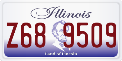 IL license plate Z689509