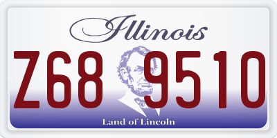 IL license plate Z689510