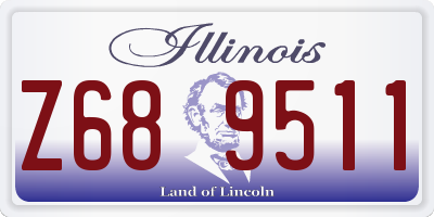 IL license plate Z689511