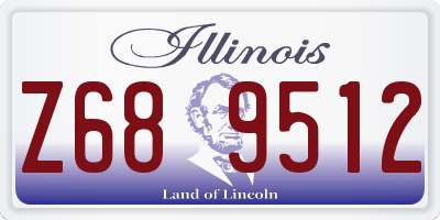 IL license plate Z689512