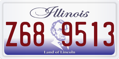 IL license plate Z689513