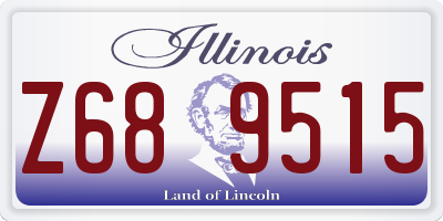 IL license plate Z689515