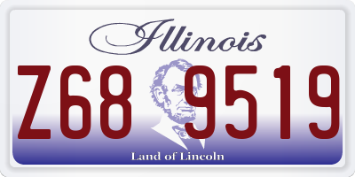 IL license plate Z689519