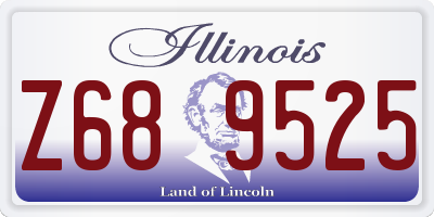 IL license plate Z689525