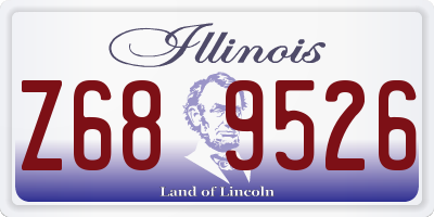 IL license plate Z689526