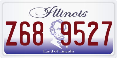 IL license plate Z689527