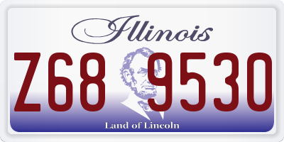 IL license plate Z689530