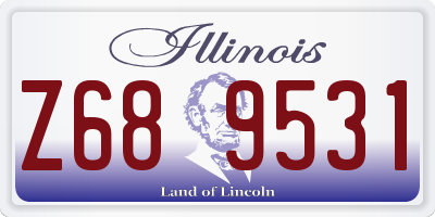 IL license plate Z689531