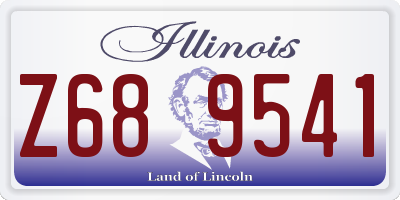 IL license plate Z689541