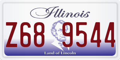 IL license plate Z689544