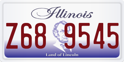 IL license plate Z689545
