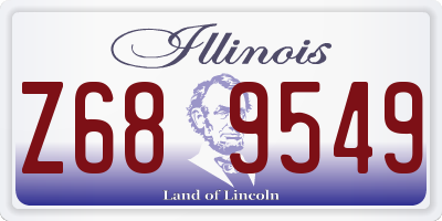 IL license plate Z689549