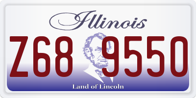 IL license plate Z689550