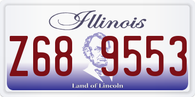 IL license plate Z689553