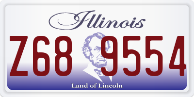 IL license plate Z689554