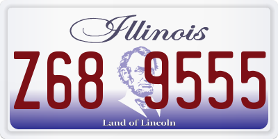 IL license plate Z689555