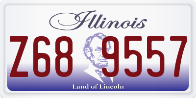 IL license plate Z689557
