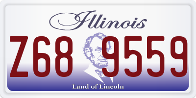 IL license plate Z689559