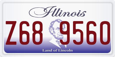 IL license plate Z689560