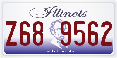 IL license plate Z689562