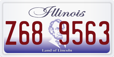 IL license plate Z689563