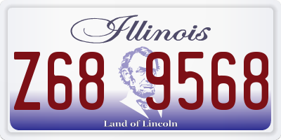 IL license plate Z689568