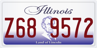 IL license plate Z689572