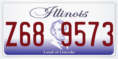 IL license plate Z689573