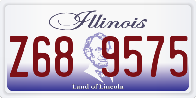 IL license plate Z689575
