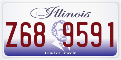 IL license plate Z689591