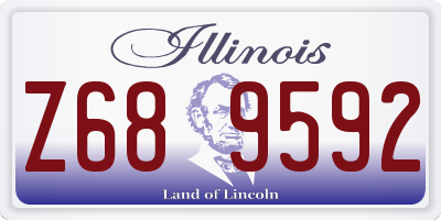 IL license plate Z689592