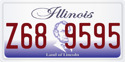 IL license plate Z689595