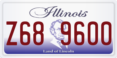 IL license plate Z689600