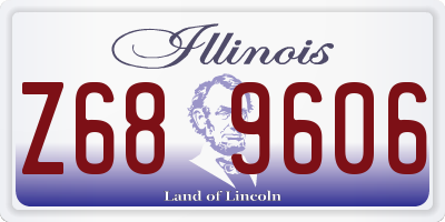IL license plate Z689606