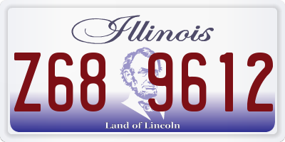 IL license plate Z689612