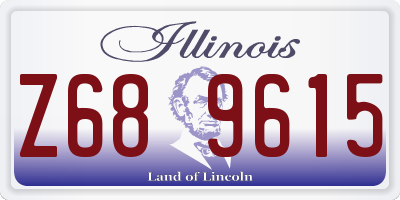 IL license plate Z689615