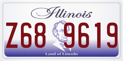IL license plate Z689619