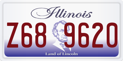 IL license plate Z689620