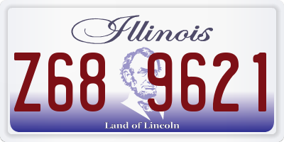 IL license plate Z689621