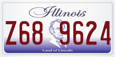 IL license plate Z689624