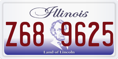 IL license plate Z689625