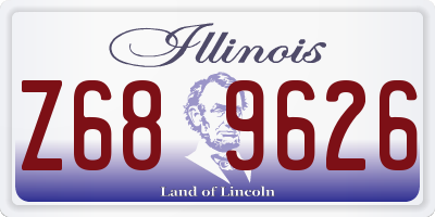 IL license plate Z689626
