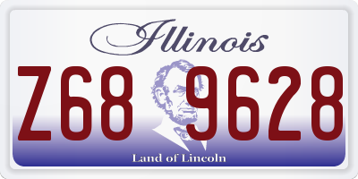 IL license plate Z689628